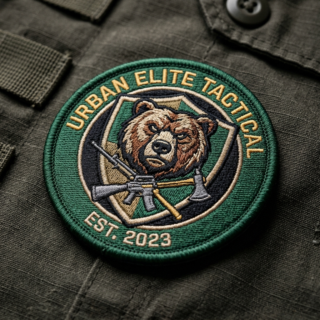 Embroidered Patch Mockup