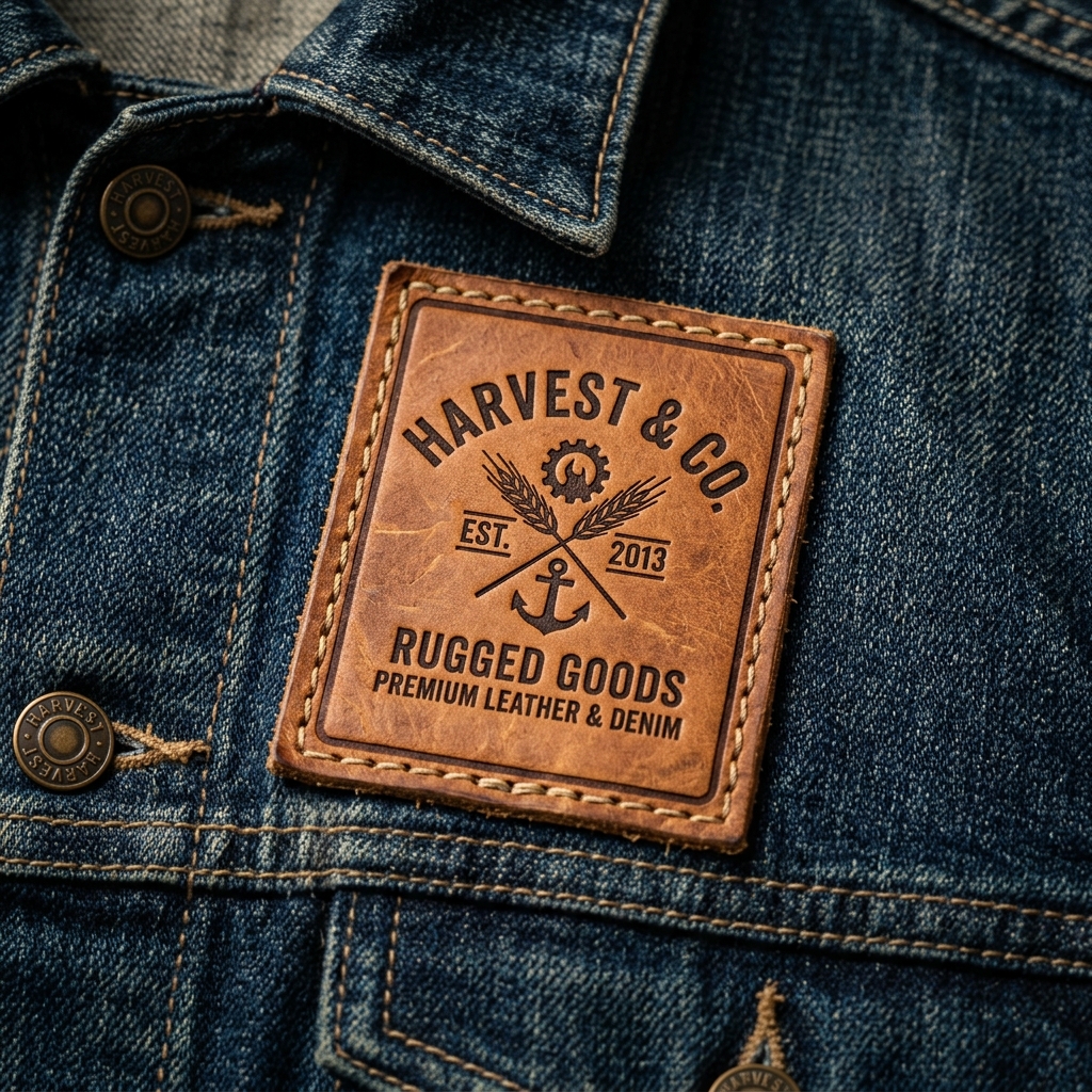 Leather Patch Mockup