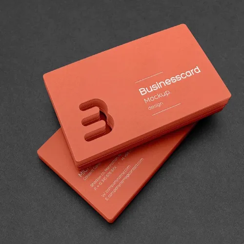 Rounded Rectangular Corner Business Card