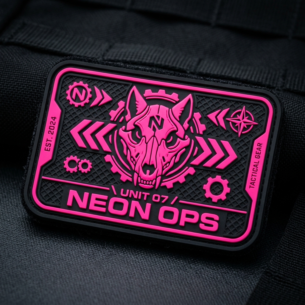 3D PVC Patch Mockup